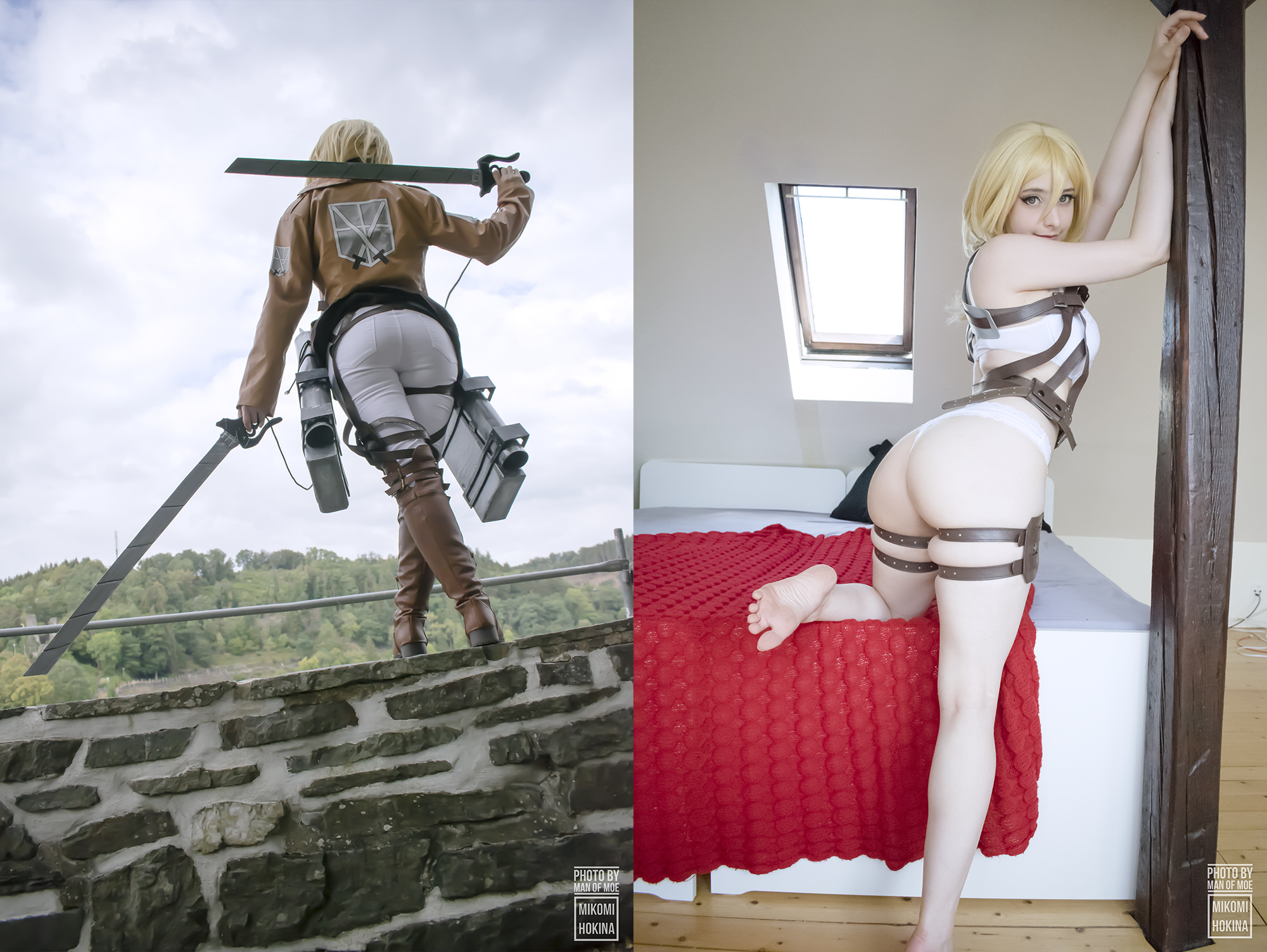 On/Off Attack On Titan Cosplay IMG. 